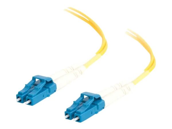 0757120856047-1 C2G LC – LC 9/125 OS1 Duplex Singlemode PVC Fiber Optic Cable (LSZH)