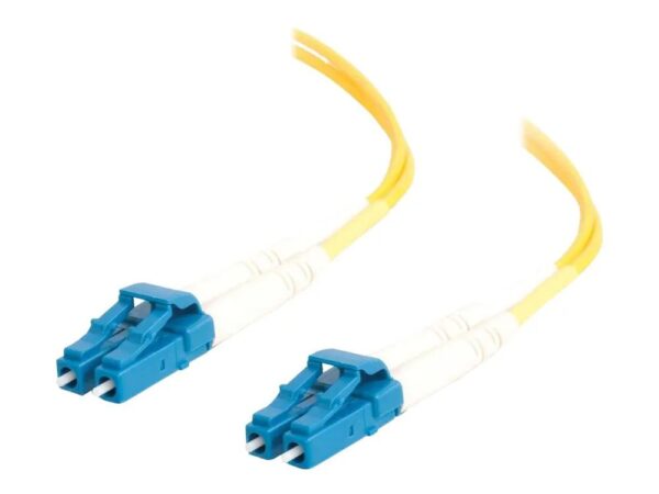 0757120856061-1 C2G LC – LC 9/125 OS1 Duplex Singlemode PVC Fiber Optic Cable (LSZH)