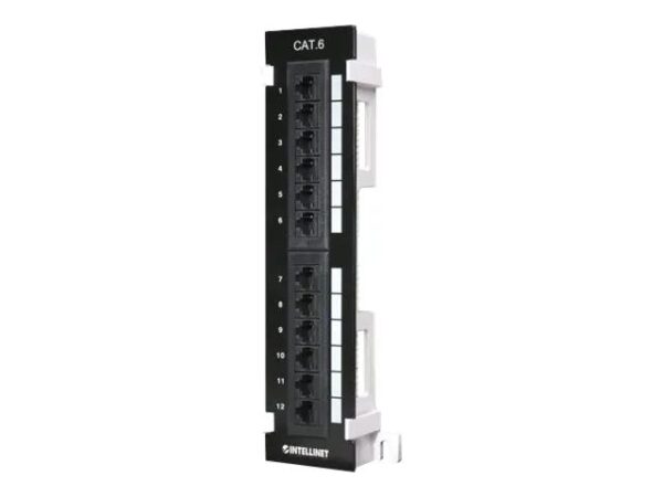IC Intracom Intellinet 12 – Port Cat6 Patchpanel zur Wandmontage, UTP