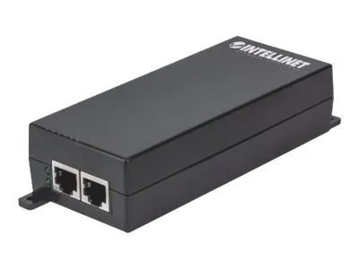 0766623561518-1 Intellinet Gigabit High – Power PoE+ Injector, 1 x 30 W Port, IEEE 802.3at/af Compliant, Plastic Housing