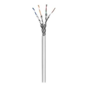 Intellinet Network Bulk Cat7 Cable, 23 AWG, Solid Wire, 100m, Grey, Copper, S/FTP, LSZH, CPR – Dca Rated, Roll