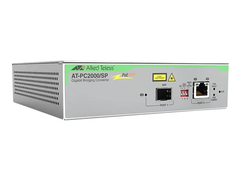 Allied Telesis AT PC2000/SP – Medienkonverter – 1GbE – 10Base – T, 100Base – TX, 1000Base – T, 1000Base – X, 100Base – X – SFP (mini – GBIC)