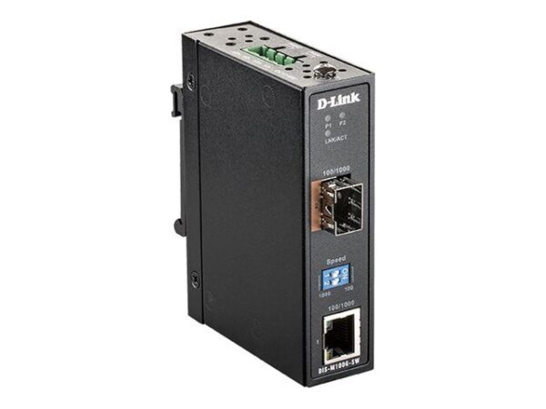 0790069450020-1 D – Link DIS M100G – Medienkonverter – 1GbE – 1000Base – T – RJ – 45 / SFP (mini – GBIC)