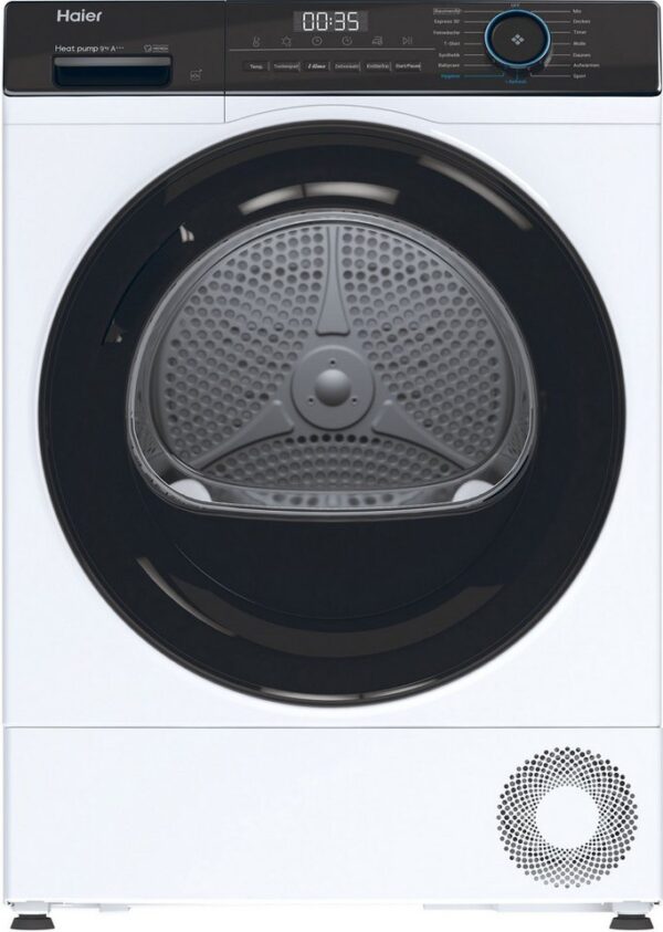 Haier Wärmepumpentrockner I-PRO 3 HD91-A3939E, 9 kg, Extra Hygiene-Funktion, i-Refresh-Dampfprogramm Haier Wärmepumpentrockner I-PRO 3 HD91-A3939E, 9 kg, Extra Hygiene-Funktion, i-Refresh-Dampfprogramm