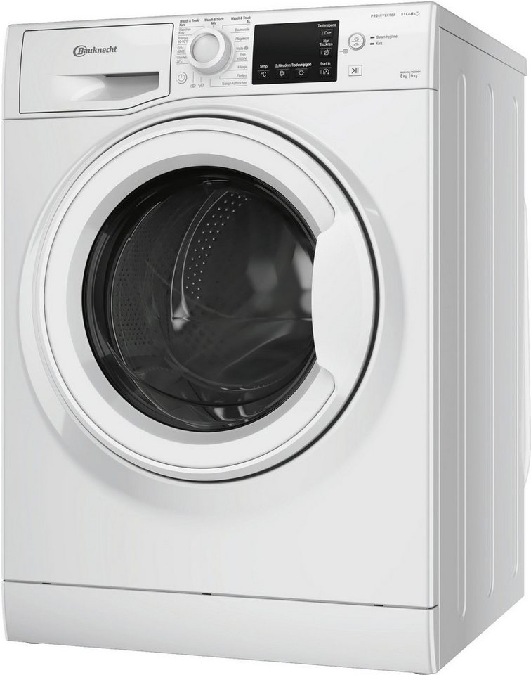 BAUKNECHT Waschtrockner WT Super Eco 86 43 N, 8 kg, 6 kg, 1400 U/min