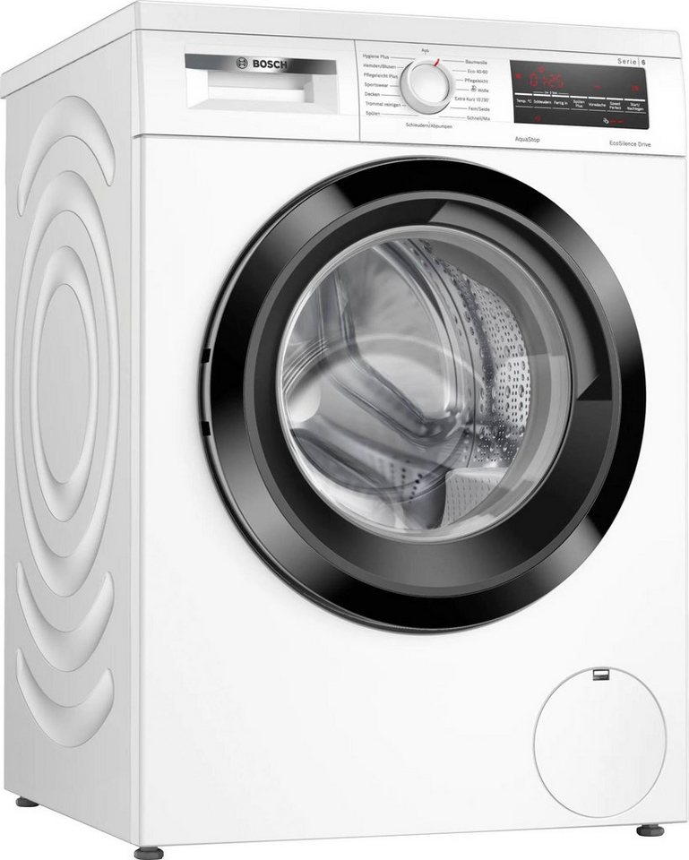 Bosch Waschmaschine Serie 6 WUU28T48, 8 kg, 1400 U/min, unterbaufähig,Speed Perfect, Hygiene Plus, großes LED-Display
