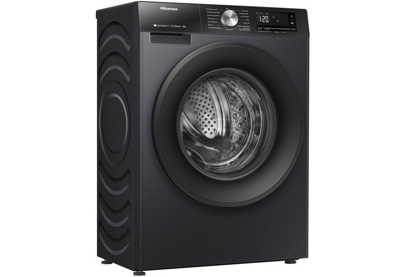 Hisense Waschtrockner WD3S8043BB3, 8 kg