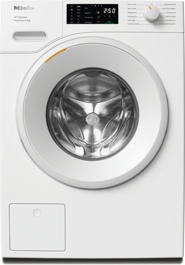 Miele Waschmaschine WSB363 WPS PWash&8kg, 8 kg, 1400 U/min, Getestet auf 20 Jahre perfekte Wäschepflege, 25 Jahre Motorgarantie