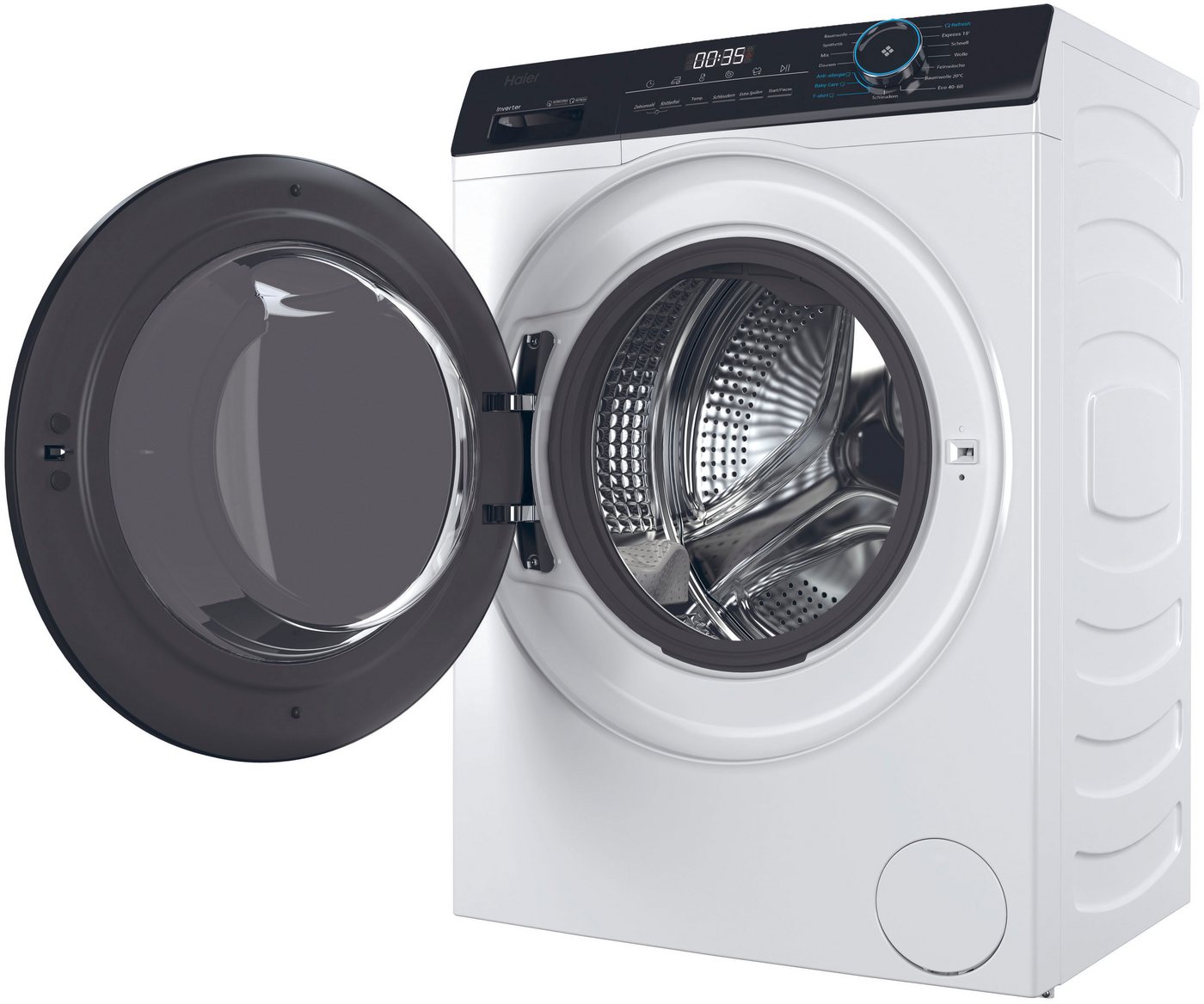 Haier Waschmaschine I-PRO 3 BLDC HW101-NBP14939, 10 kg, 1400 U/min, 10 kg, 1400 U/min, Inverter Motor, Antibakterielle Technologie