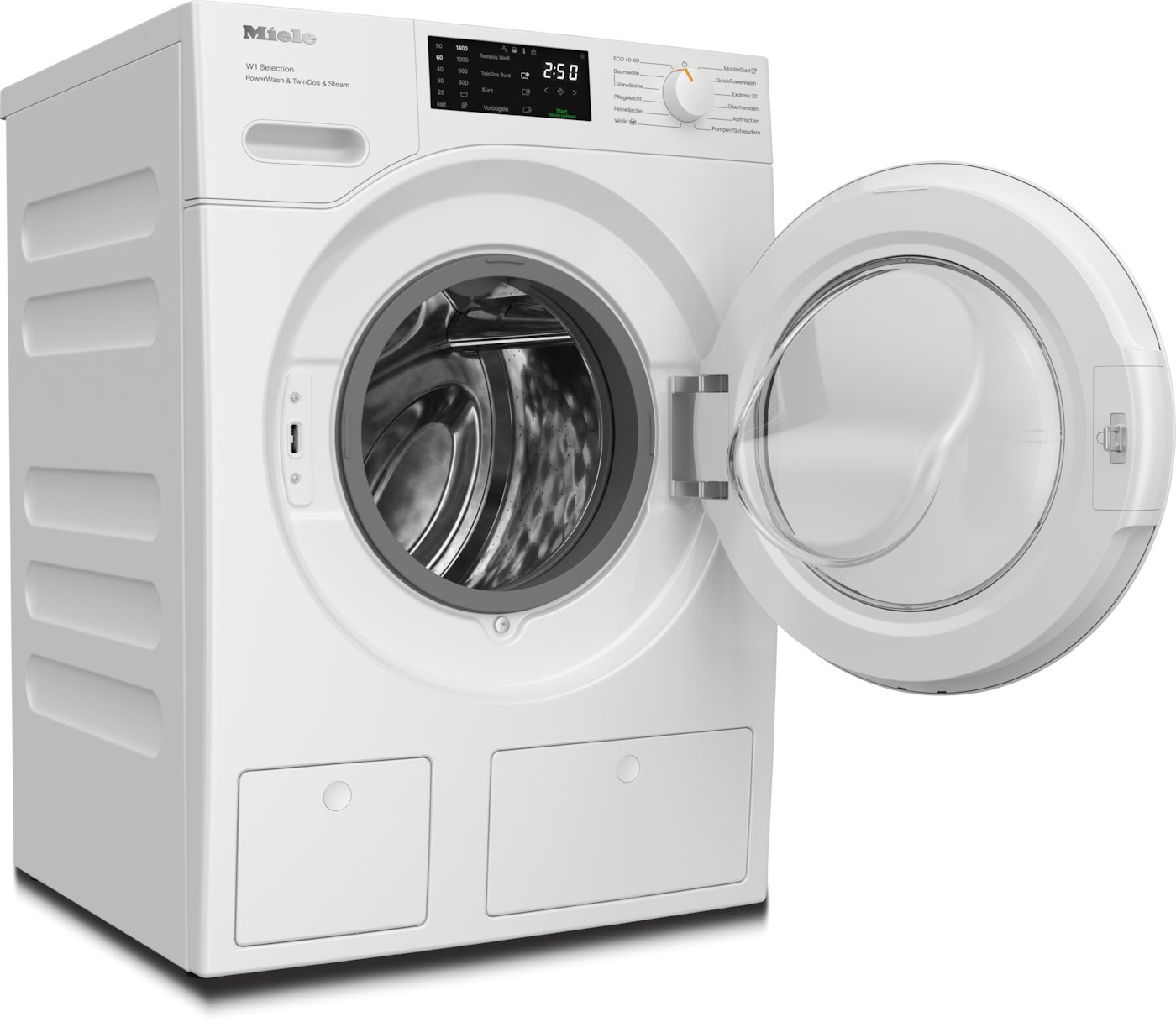 Miele Waschmaschine WSG883 WCS PWash&TDos&Steam, 9 kg, 1400 U/min, Automatische Waschmitteldosierung, 25 Jahre Motorgarantie