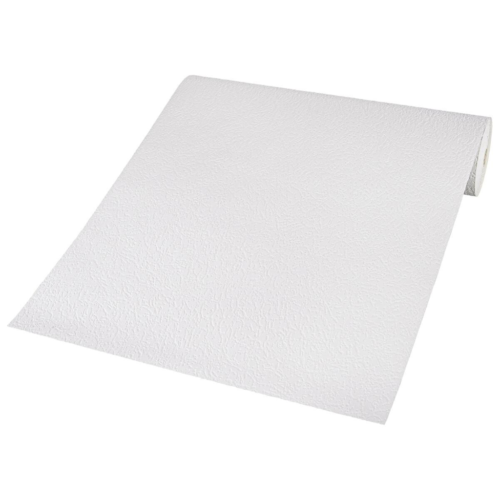 UGEPA Papiertapete weiß B/L: ca. 53x2000 cm