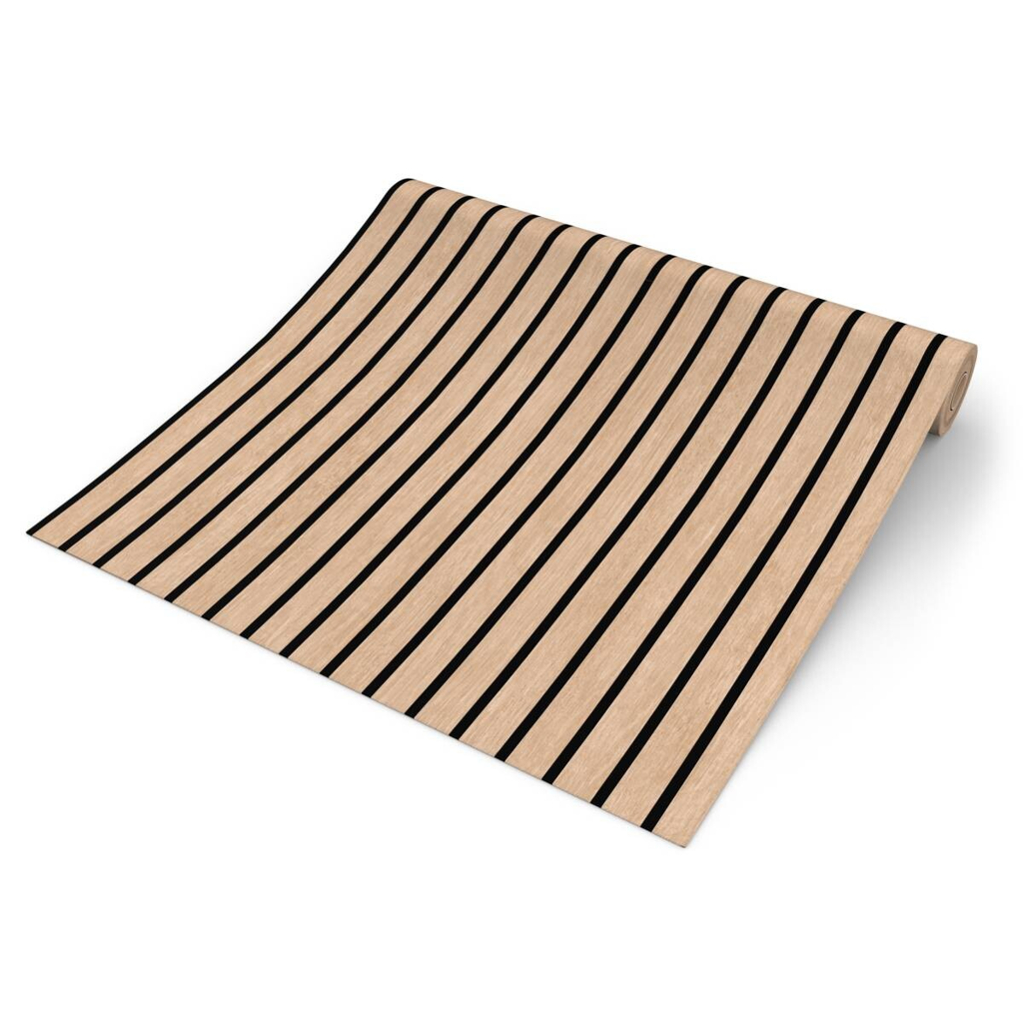 UGEPA Papiertapete
Akustikpaneel beige schwarz B/L: ca. 53×1005 cm