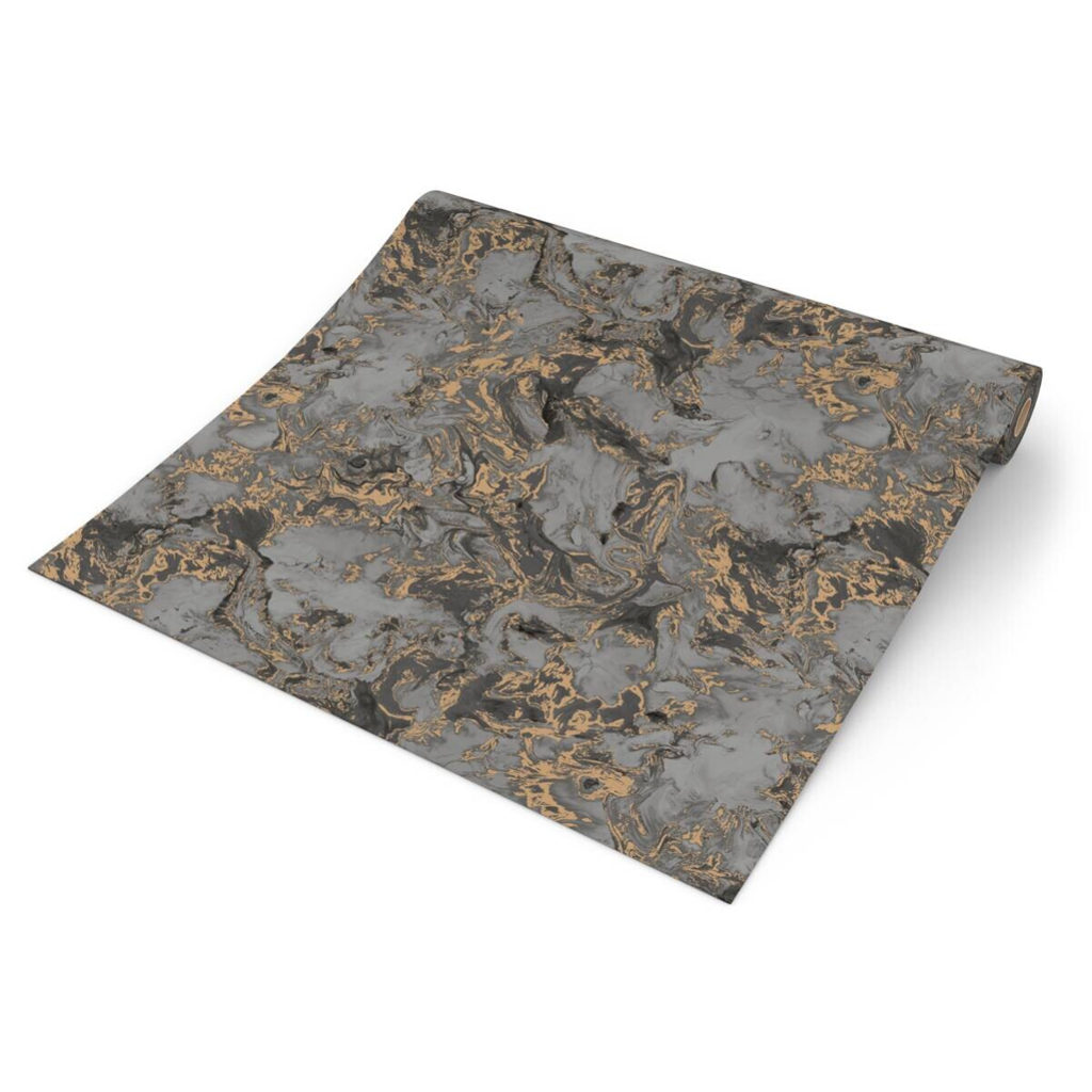 UGEPA Papiertapete
Marmoroptik schwarz silber B/L: ca. 53×1005 cm