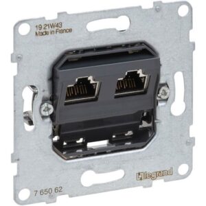 Legrand EINSATZ DATENDOSE 2 X RJ45, KAT / LEGRAN 765062 SEANO 765062