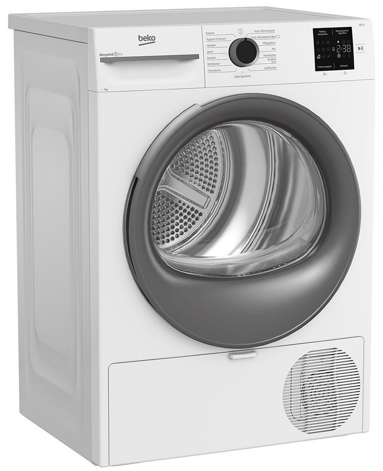 BEKO Wärmepumpentrockner BM3T37210W1, Hygiene Trocknen & Auffrischen