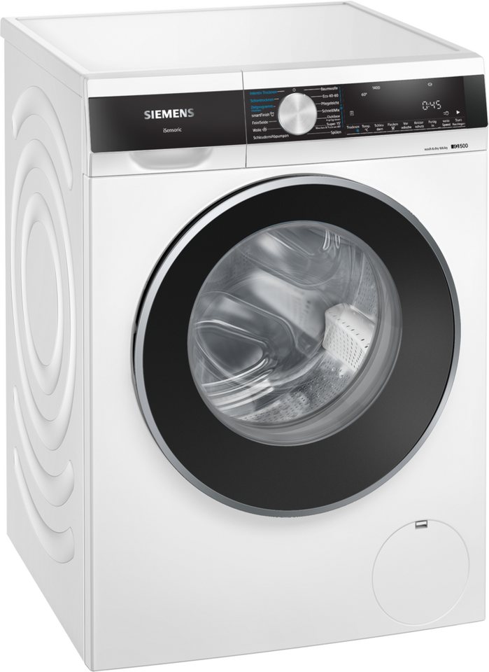 SIEMENS Waschtrockner iQ500 WN44G242, 9 kg, 6 kg, 1400 U/min