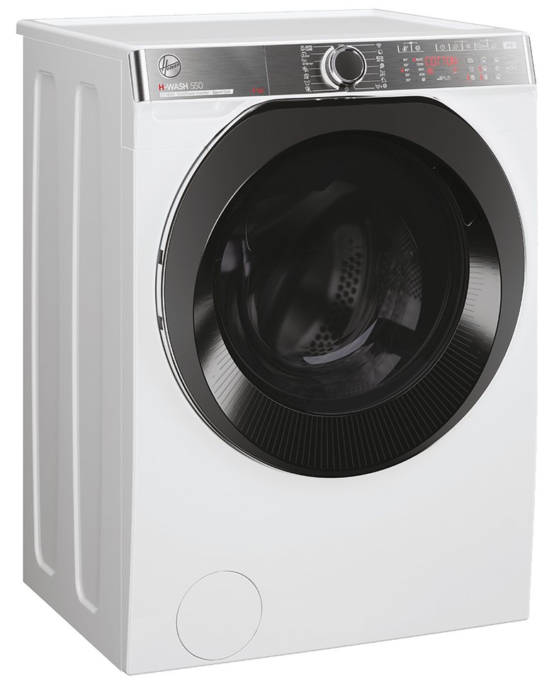 Hoover Waschmaschine H5WPB69AMBC/1-S, 9 kg, 1600 U/min, hOn App / Wi-Fi + Bluetooth, Dampf-Funktion, Mengenautomatik Plus