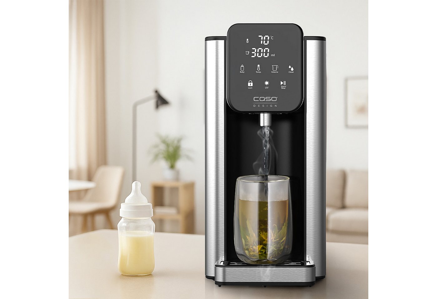 Caso HW 666 Inox UV Turbo – Heisswasserspender