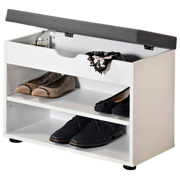 Kesper Schuhregal
weiß Spanplatte B/H/L: ca. 30x47x60 cm