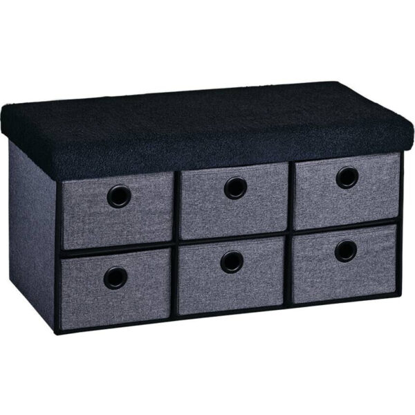 Kesper Sitzbank grau B/H/L: ca. 37,5x10x77 cm Kesper Sitzbank grau B/H/L: ca. 37,5x10x77 cm