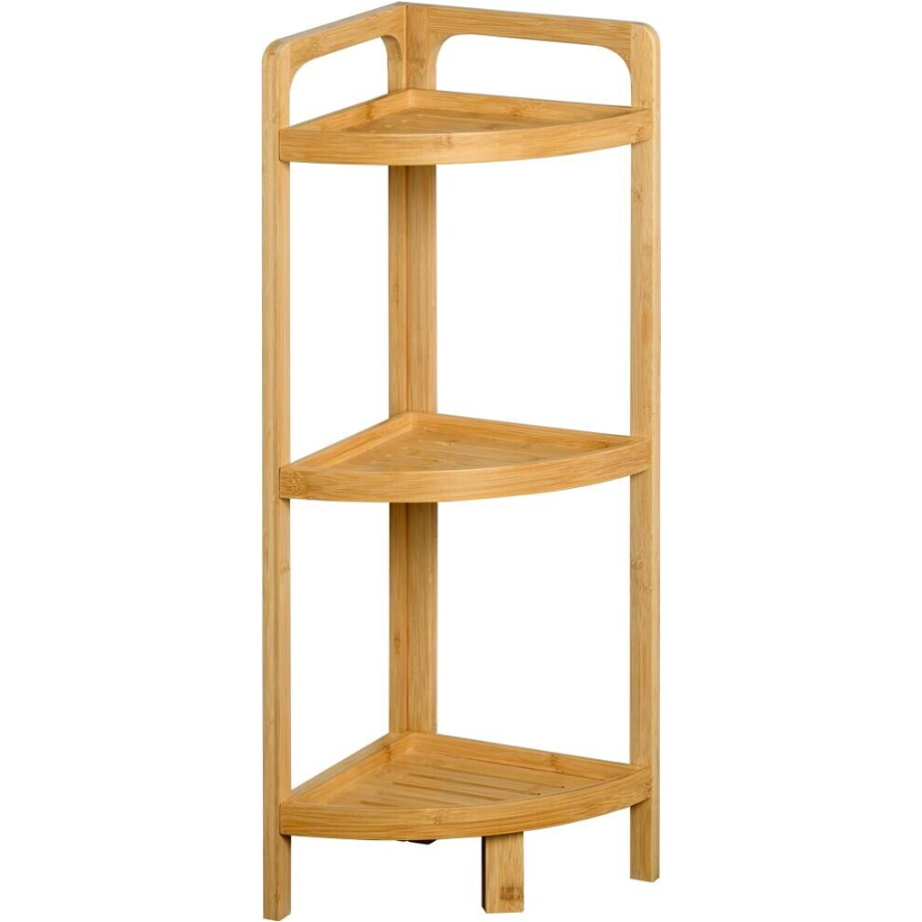 Kesper Eckregal natur Bambus B/H/L: ca. 23x70x23 cm