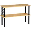Kesper Küchenregal schwarz Bambus B/H/L: ca. 20x38x55 cm