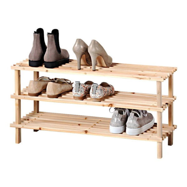 Schuhregal
natur Holz B/H/L: ca. 31x45x74,5 cm