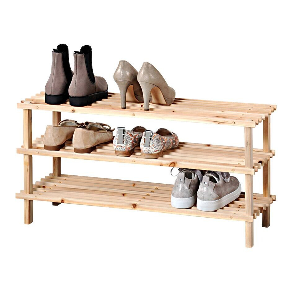 Schuhregal
natur Holz B/H/L: ca. 31x45x74,5 cm