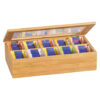 Kesper Teebox natur Bambus B/H/L: ca. 20x9x36 cm Kesper Teebox natur Bambus B/H/L: ca. 20x9x36 cm