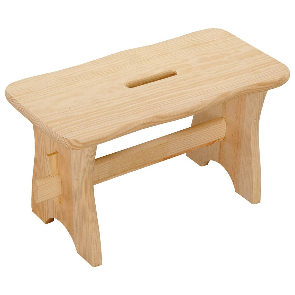 Kesper Fußbank natur Kiefer B/H/L: ca. 19x21x38,5 cm