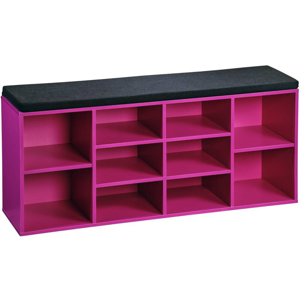 Kesper Schuhregal
pink Spanplatte B/H/T: ca. 103,5x48x29,5 cm