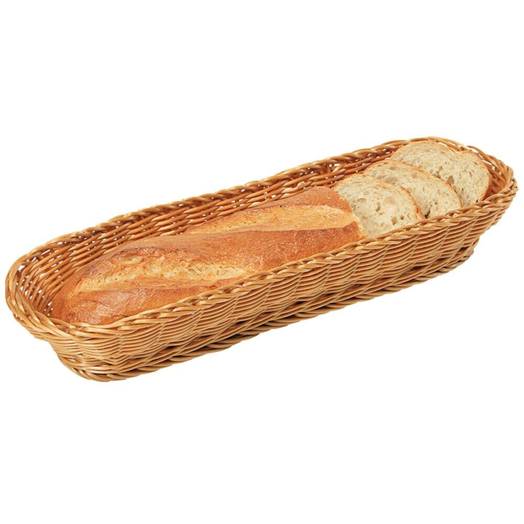Kesper Baguette-Korb braun Kunststoff B/H/L: ca. 16x14x41 cm