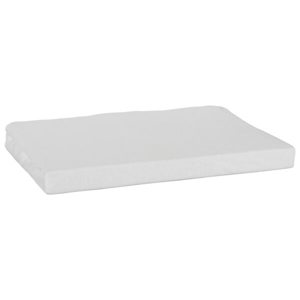 Elegance Jersey Spannbetttuch weiß Baumwolle B/L: ca. 100x200 cm