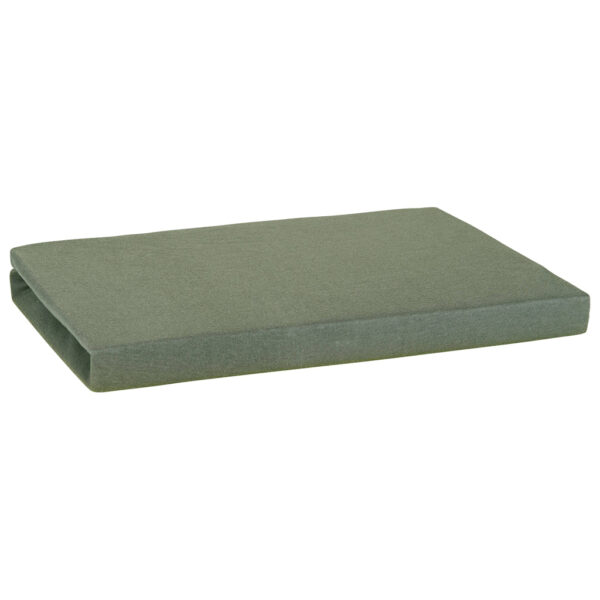 Elegance Jersey Spannbetttuch olive Baumwolle B/L: ca. 150x200 cm