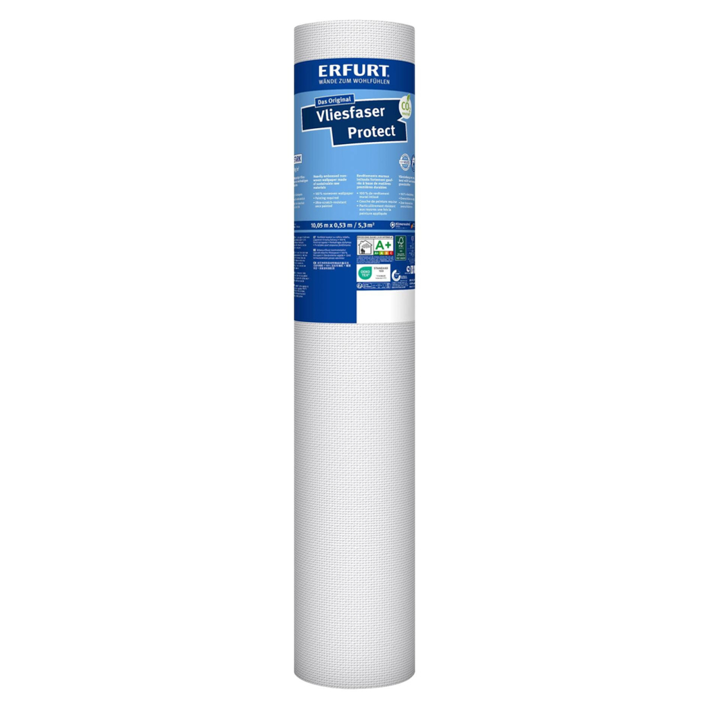 Erfurt Vliestapete Protect 201
weiß B/L: ca. 53×1005 cm