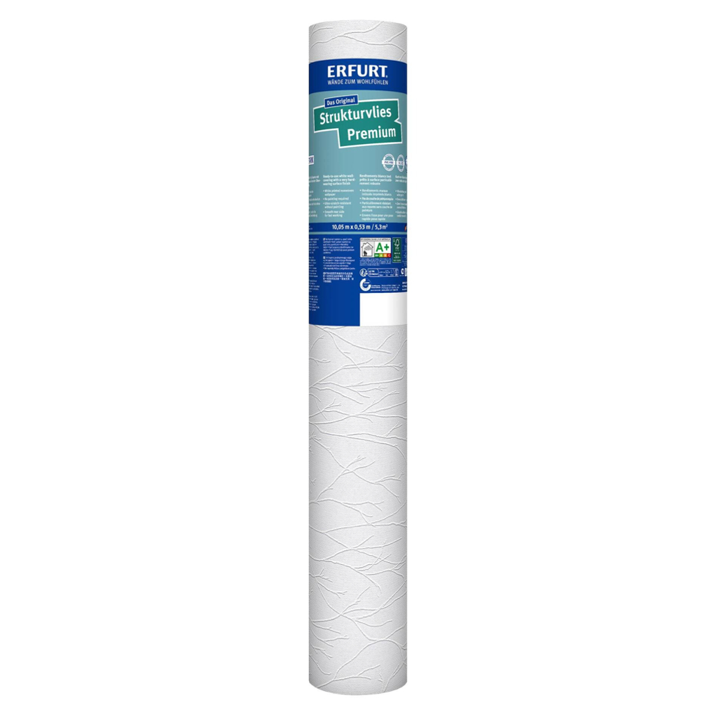 Erfurt Struktur-Vliestapete Premium 505 weiß B/L: ca. 53x1005 cm