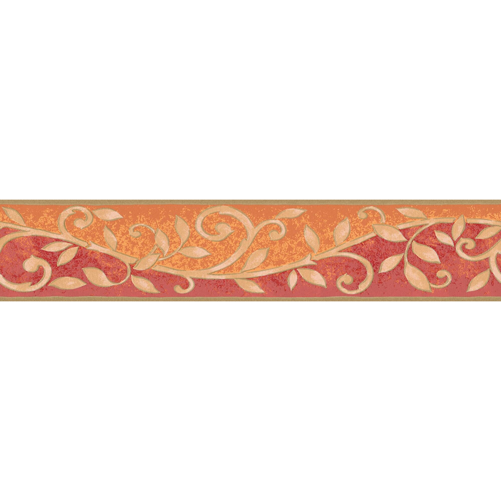 A.S.Creation Bordüre rot beige orange B/H/D: ca. 13x500x7,5 cm