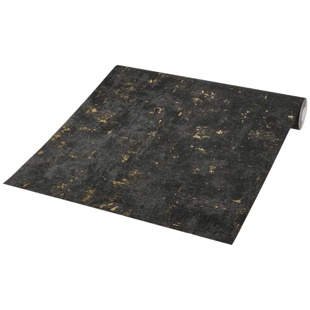 Vliestapete
Betonoptik schwarz gold B/L: ca. 53×1005 cm