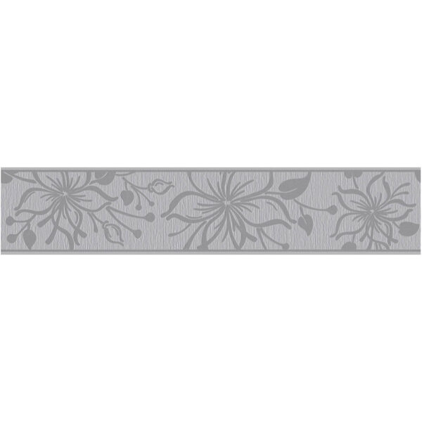 POCO Borte Blumenranke grau B/L: ca. 13x500 cm