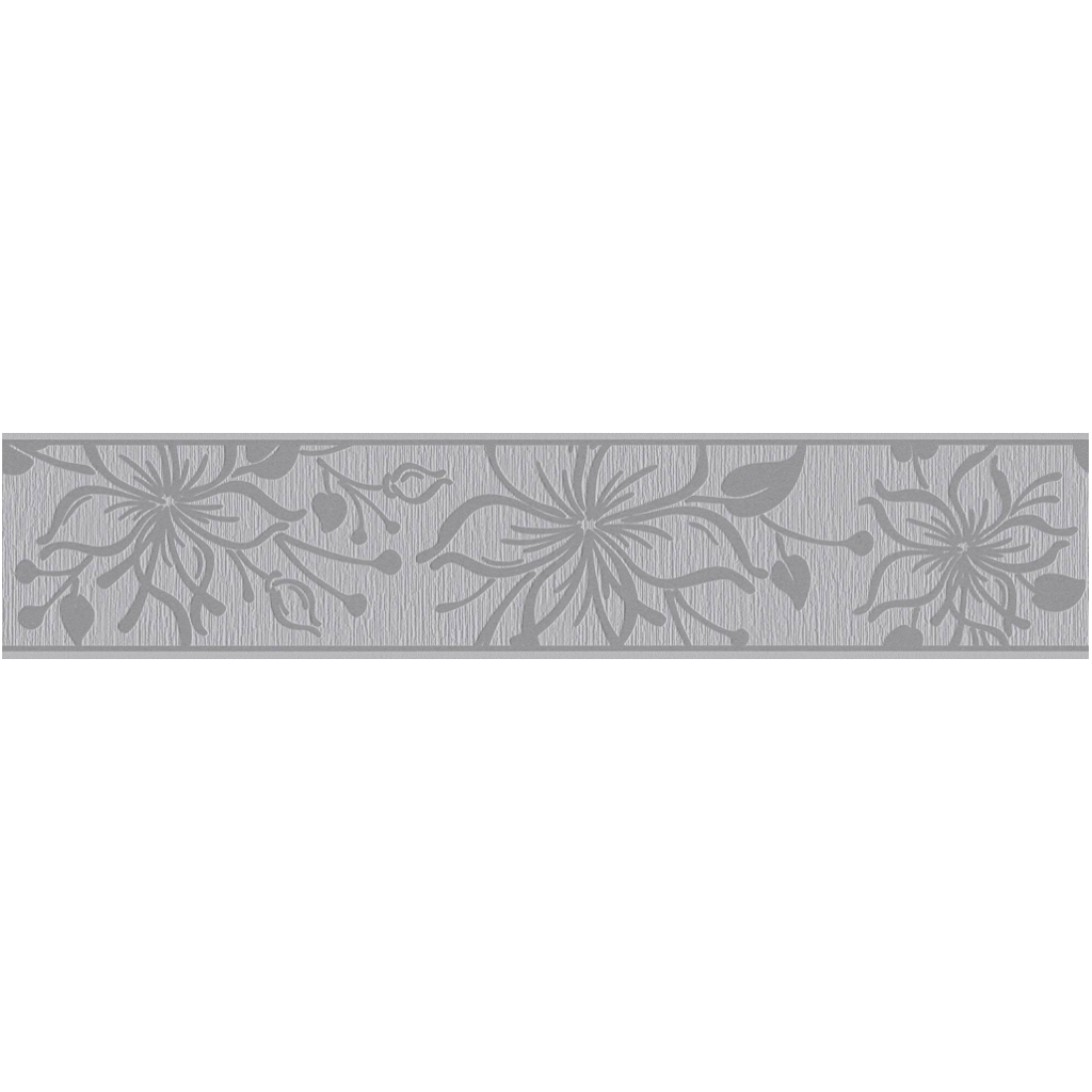 POCO Borte Blumenranke grau B/L: ca. 13x500 cm