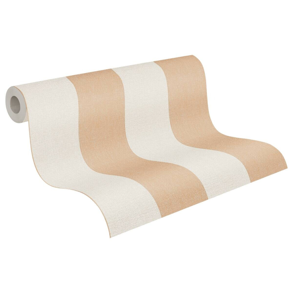 A.S.Creation Vliestapete creme weiß B/H/D: ca. 53x1005x9,8 cm