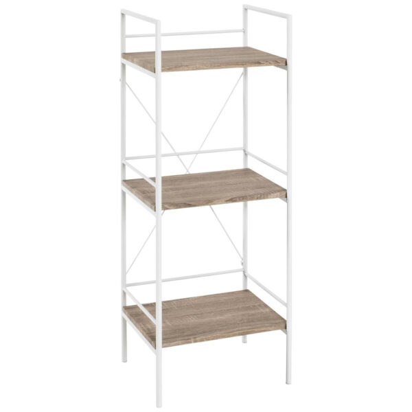 POCO Regal Eiche Optik weiß lackiert MDF B/H/T: ca. 34x96x27 cm POCO Regal Eiche Optik weiß lackiert MDF B/H/T: ca. 34x96x27 cm