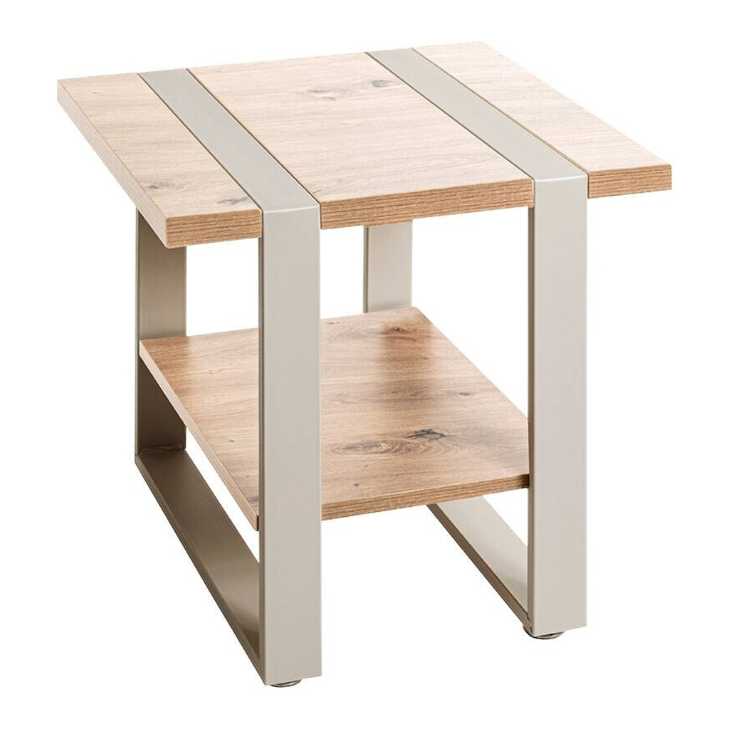 POCO Beistelltisch Eiche hell Nachbildung Kaschmir B/H/T: ca. 45x45x45 cm