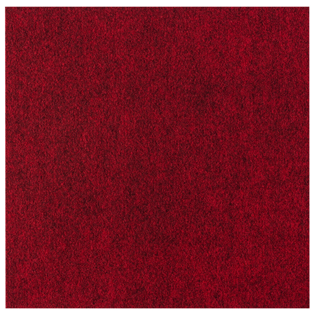 Teppichfliese Filz
rot B/L: ca. 40×40 cm pro Stück
