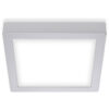 GLOBO LED-Deckenleuchte Fire Chrom Metall B/H/T: ca. 22,5x3,2x22,5 cm