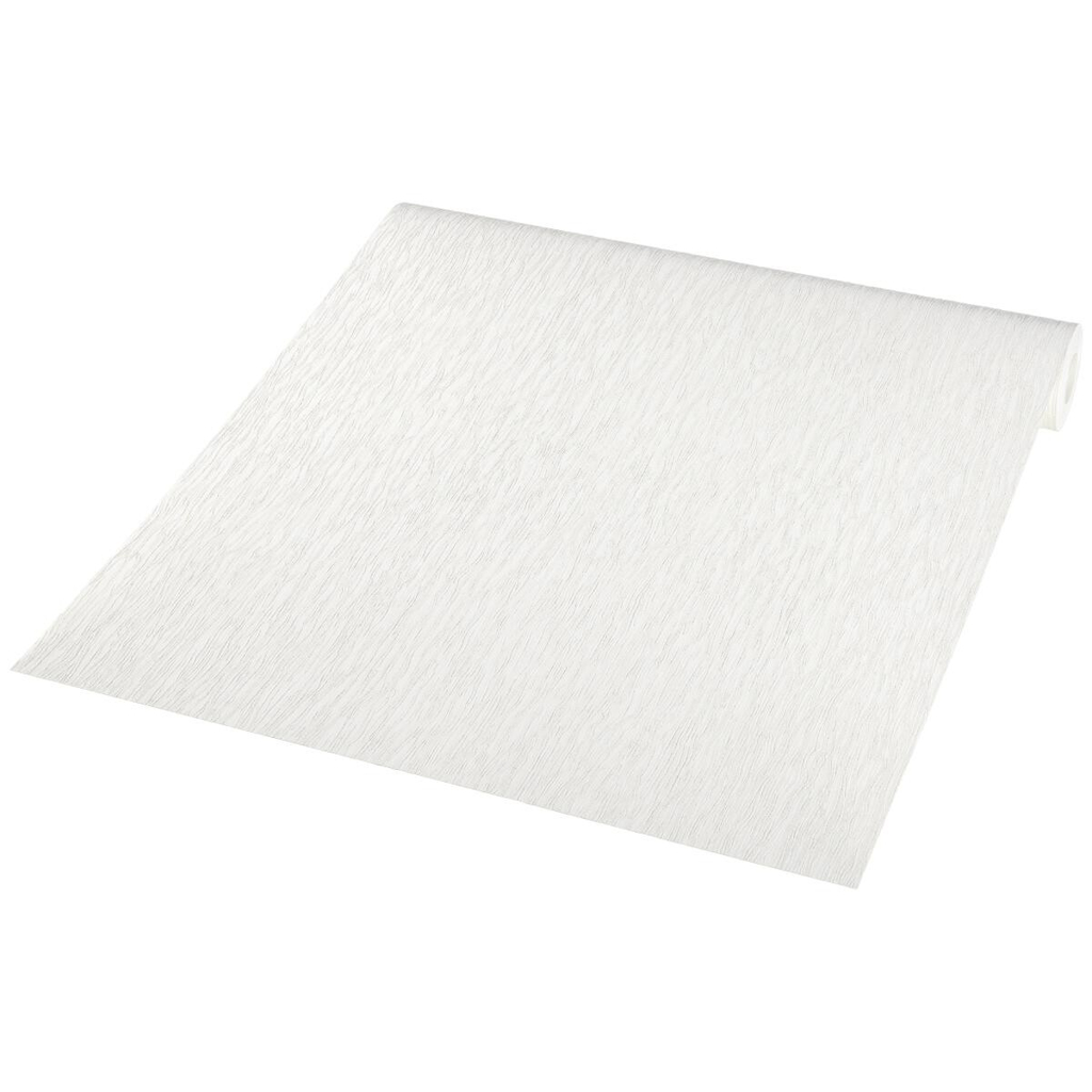 POCO Vliestapete Struktur weiß B/L: ca. 53x1005 cm