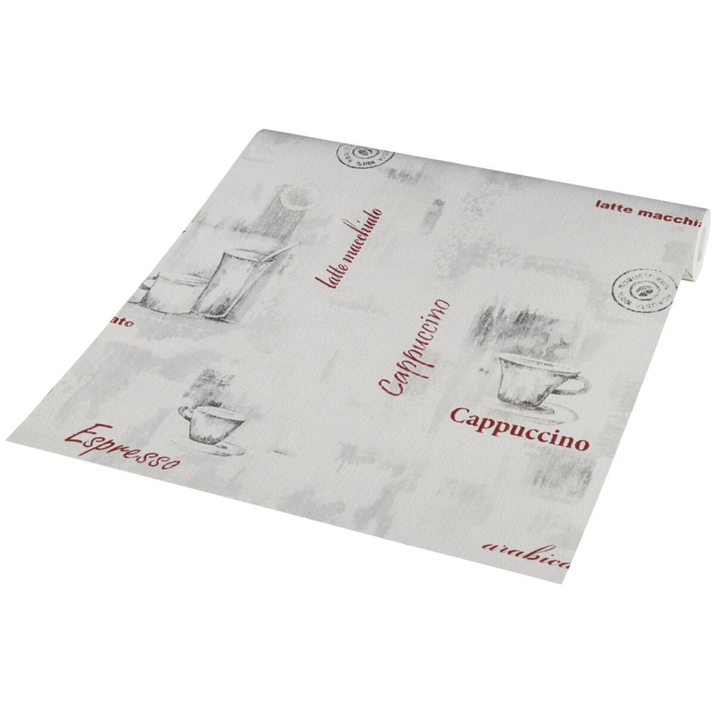 POCO Vliestapete Kaffee grau B/L: ca. 53x1005 cm
