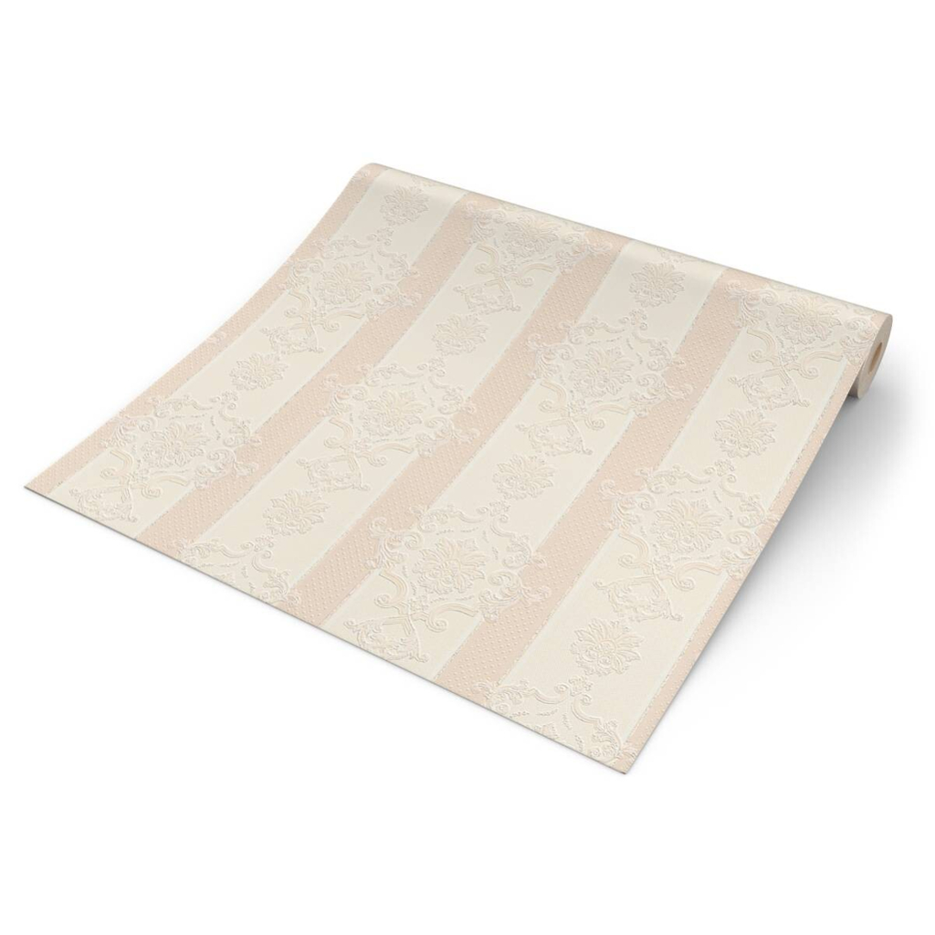 Erismann Vinyltapete Ornament beige B/L: ca. 53x1005 cm