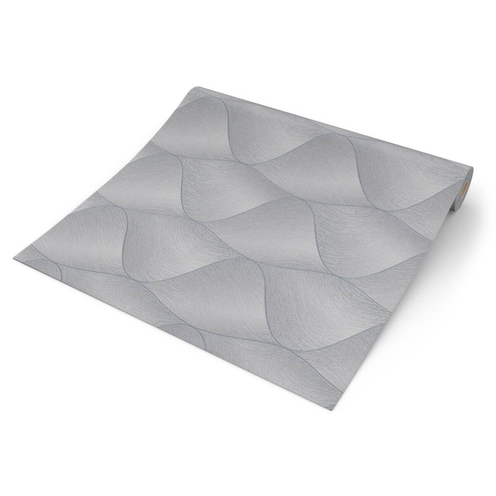 Erismann Vliestapete
Wellen hellgrau B/L: ca. 53×1005 cm