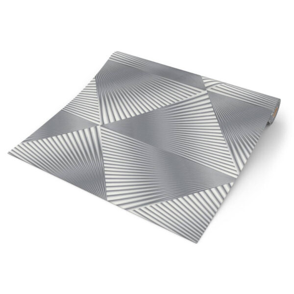 Erismann Vliestapete
3D-Optik grau weiß B/L: ca. 53x1005 cm